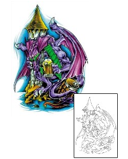 Picture of Castle Dragon Tattoo