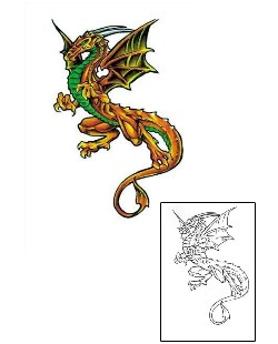 Evil Tattoo The Golden Dragon Tattoo
