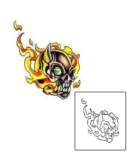 Devil - Demon Tattoo Fire Demon Tattoo