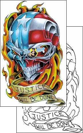 Horror Tattoo patriotic-tattoos-billy-webb-bwf-00208