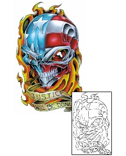 Picture of Justice Will Be Done Tattoo