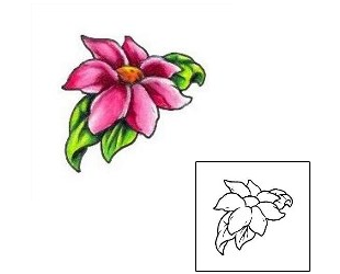 Picture of Kari Pink Flower Tattoo