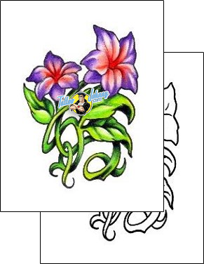 Flower Tattoo flower-tattoos-billy-webb-bwf-00214