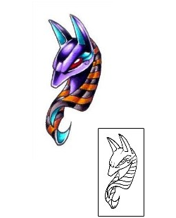 Egyptian Tattoo Anubis Head Tattoo