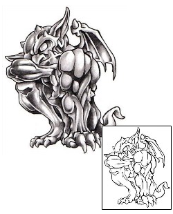 Monster Tattoo Playful Gargoyle Tattoo