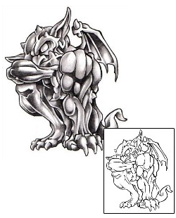 Gothic Tattoo Playful Gargoyle Tattoo