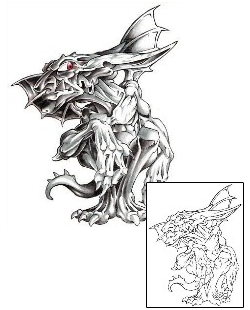 Picture of Sly Gargoyle Tattoo