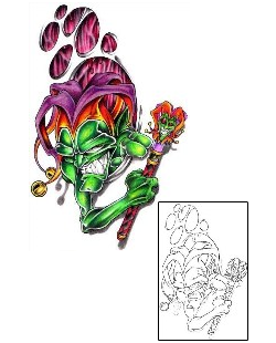 Joker - Jester Tattoo Jester Surprise Tattoo