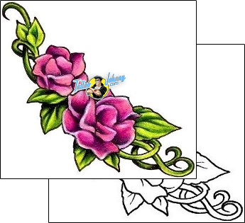 Flower Tattoo flower-tattoos-billy-webb-bwf-00357