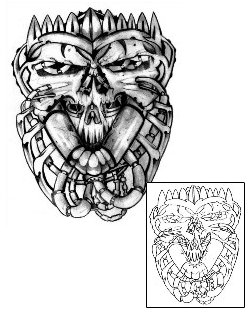 Mythology Tattoo Horror tattoo | BYF-00003