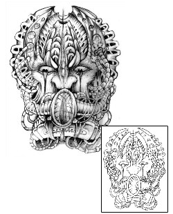 Mask Tattoo Tattoo Styles tattoo | BYF-00026