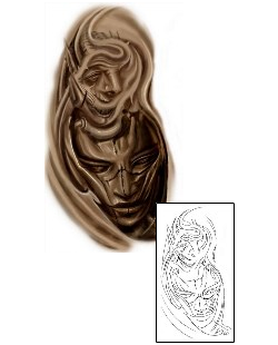 Scary Tattoo Horror tattoo | BYF-00041