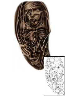 Evil Tattoo Horror tattoo | BYF-00043