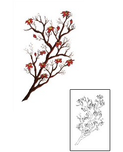 Cherry Blossom Tattoo Plant Life tattoo | BZF-00017