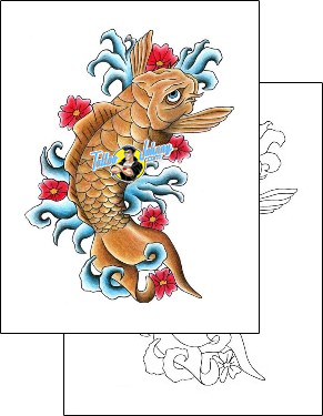 Fish Tattoo marine-life-fish-tattoos-amie-cameron-bzf-00018