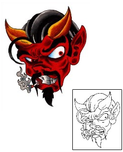 Devil - Demon Tattoo Horror tattoo | C2F-00003