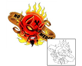 Picture of No Mercy Devil Tattoo