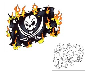 Fire – Flames Tattoo Miscellaneous tattoo | C2F-00017