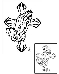 Praying Hands Tattoo Religious & Spiritual tattoo | C2F-00030