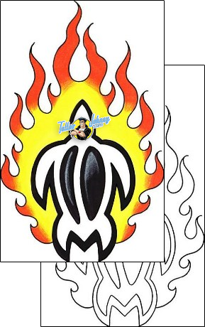 Fire – Flames Tattoo miscellaneous-fire-tattoos-clint-cummings-c2f-00067