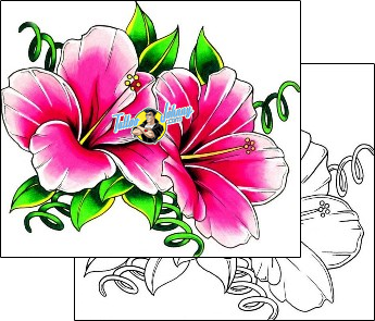 Flower Tattoo plant-life-flowers-tattoos-clint-cummings-c2f-00071
