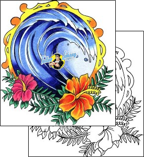 Flower Tattoo plant-life-flowers-tattoos-clint-cummings-c2f-00082