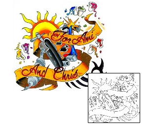 Banner Tattoo Miscellaneous tattoo | C2F-00121