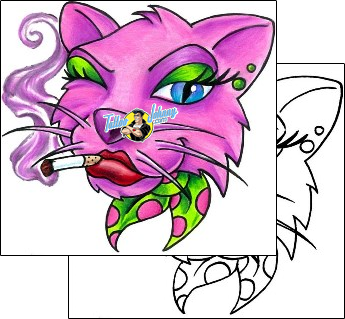 Cat Tattoo animal-tattoos-carolyn-cadaver-caf-00006