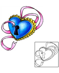Heart Tattoo For Women tattoo | CAF-00007