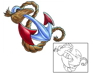 Anchor Tattoo Patronage tattoo | CAF-00023