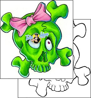 Skull Tattoo horror-skull-tattoos-carolyn-cadaver-caf-00046