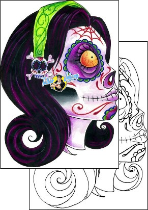 Mexican Tattoo ethnic-mexican-tattoos-carolyn-cadaver-caf-00047