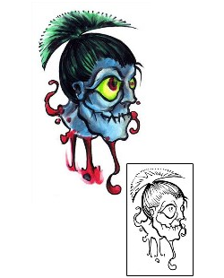 Zombie Tattoo Horror tattoo | CBF-00009