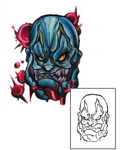 Devil - Demon Tattoo Horror tattoo | CBF-00038