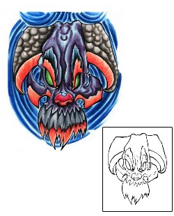 Devil - Demon Tattoo Horror tattoo | CBF-00041