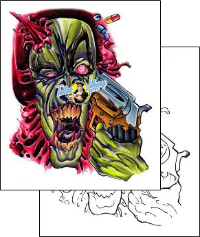 Horror Tattoo horror-tattoos-chris-barry-cbf-00058