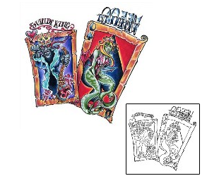 Card Tattoo Miscellaneous tattoo | CBF-00061