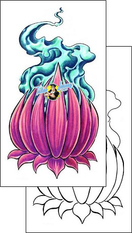 Flower Tattoo plant-life-flowers-tattoos-chris-barry-cbf-00071