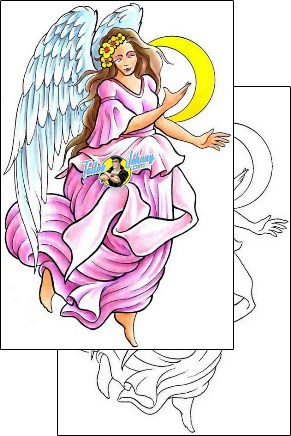 Angel Tattoo religious-and-spiritual-angel-tattoos-cherry-creek-flash-ccf-00008