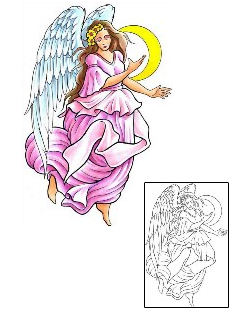 Angel Tattoo Religious & Spiritual tattoo | CCF-00008