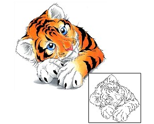 Tiger Tattoo Animal tattoo | CCF-00012
