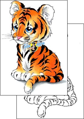Tiger Tattoo animal-tiger-tattoos-cherry-creek-flash-ccf-00019
