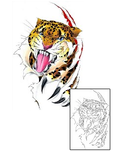 Leopard Tattoo Horror tattoo | CCF-00051