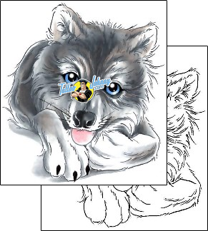 Wolf Tattoo ccf-00052