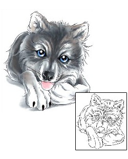 Wolf Tattoo Animal tattoo | CCF-00052