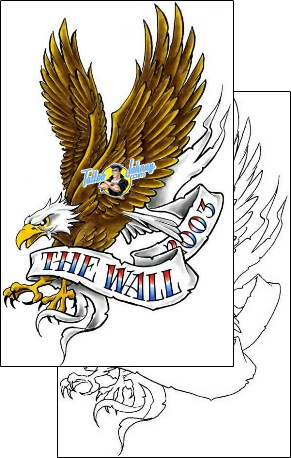 Eagle Tattoo animal-eagle-tattoos-cherry-creek-flash-ccf-00081