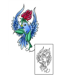 Dove Tattoo Plant Life tattoo | CCF-00121