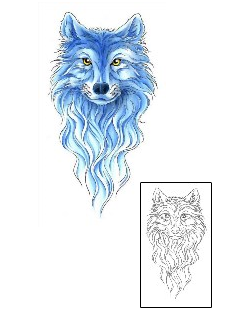 Wolf Tattoo Ethnic tattoo | CCF-00124