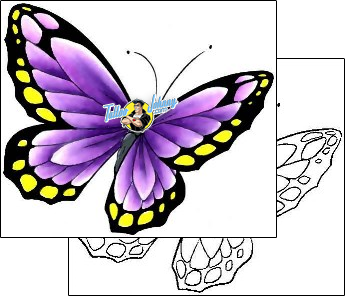 Butterfly Tattoo insects-butterfly-tattoos-cherry-creek-flash-ccf-00138