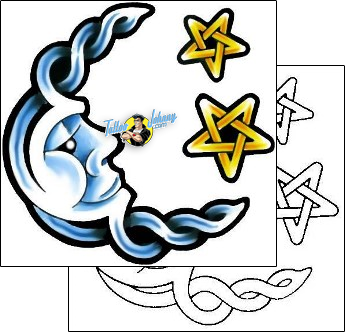 Celestial Tattoo astronomy-moon-tattoos-cherry-creek-flash-ccf-00159